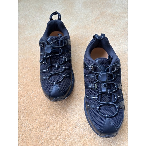 DRC Refresh Stk 3910 Mens‎ Black Leather Mesh Walking Shoes Size 8M main image 5